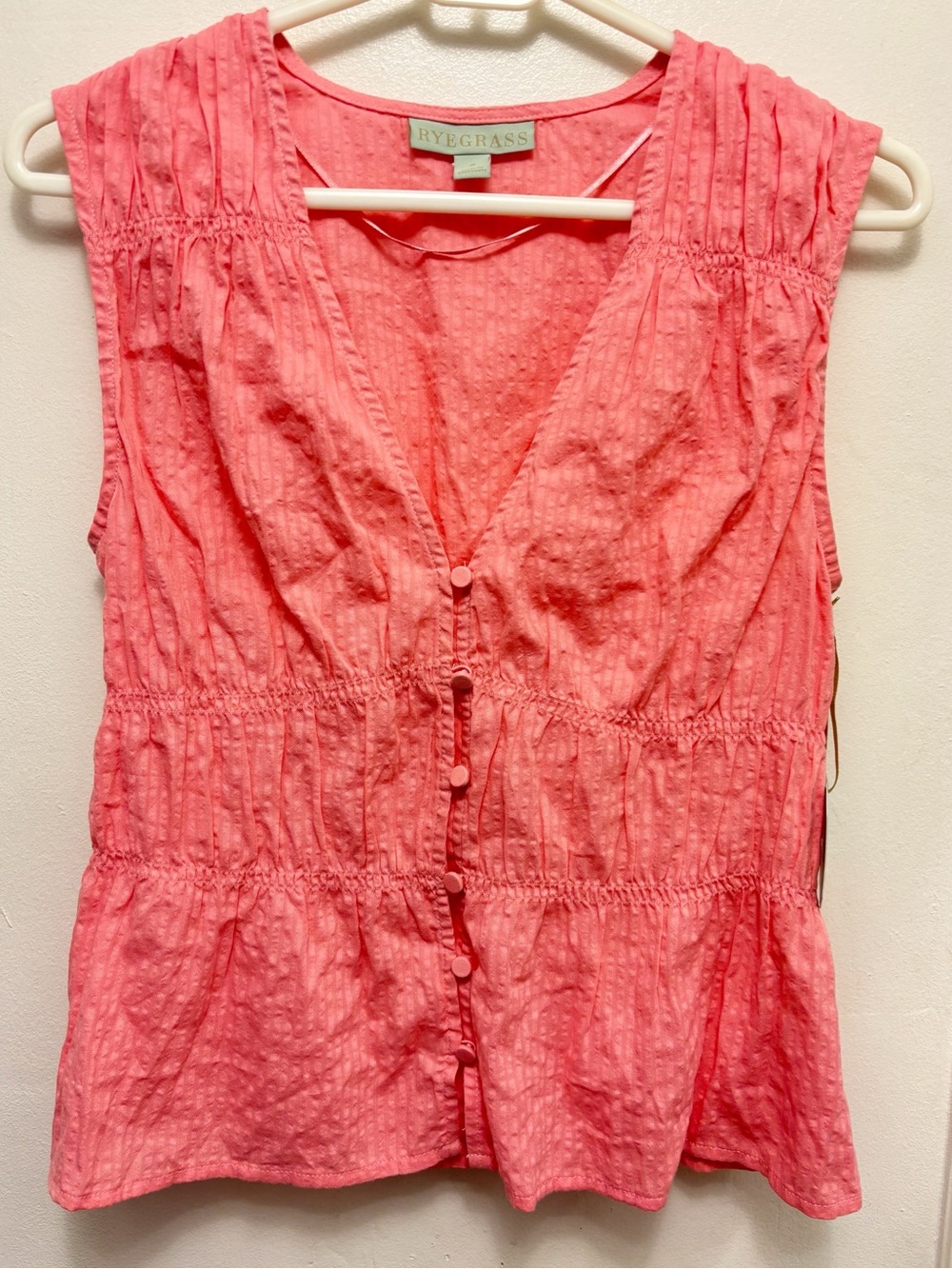 NWT Ryegrass Women's Strawberry Ice Blouse Size Small